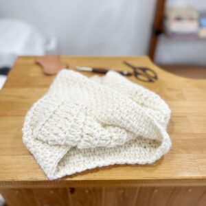 生徒さん完成作品;スヌード